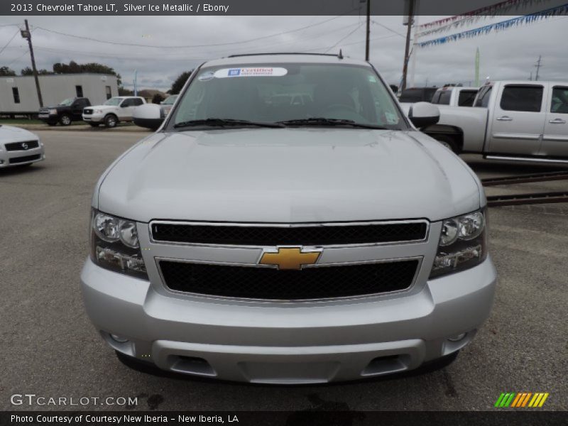 Silver Ice Metallic / Ebony 2013 Chevrolet Tahoe LT