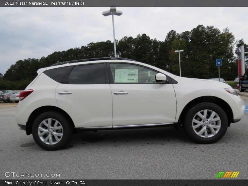 Pearl White / Beige 2013 Nissan Murano SL