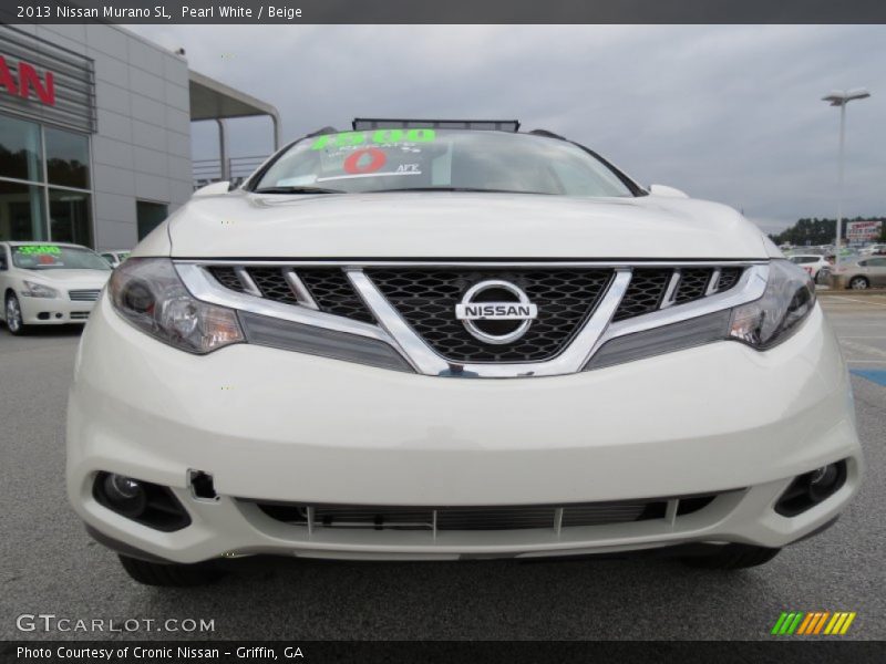 Pearl White / Beige 2013 Nissan Murano SL