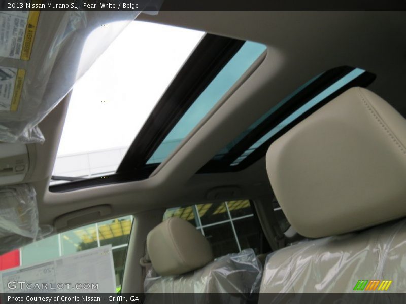 Pearl White / Beige 2013 Nissan Murano SL