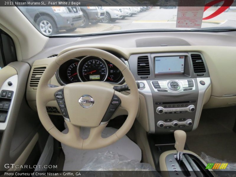 Pearl White / Beige 2013 Nissan Murano SL