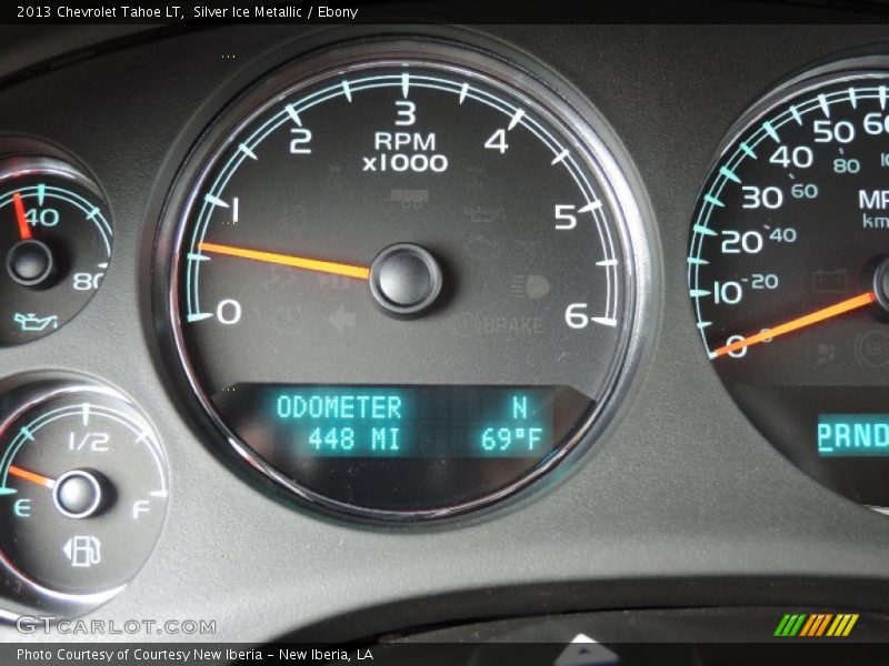 Silver Ice Metallic / Ebony 2013 Chevrolet Tahoe LT