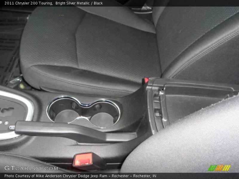 Bright Silver Metallic / Black 2011 Chrysler 200 Touring