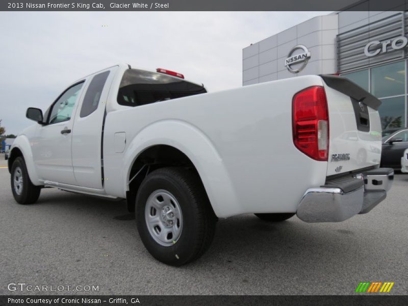 Glacier White / Steel 2013 Nissan Frontier S King Cab