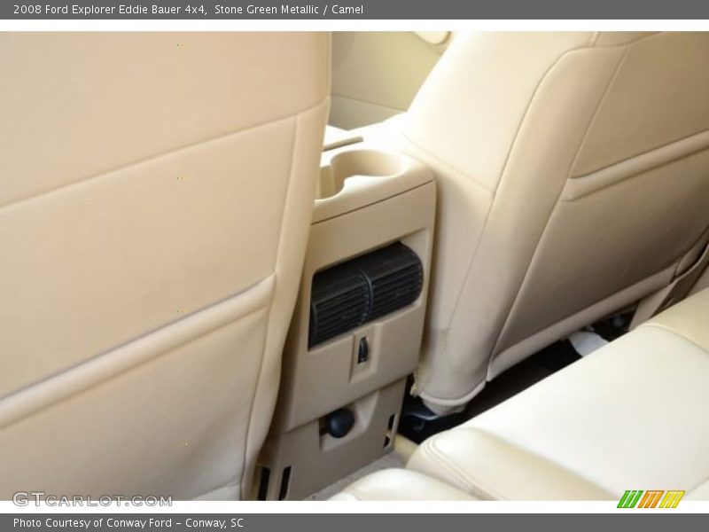 Stone Green Metallic / Camel 2008 Ford Explorer Eddie Bauer 4x4