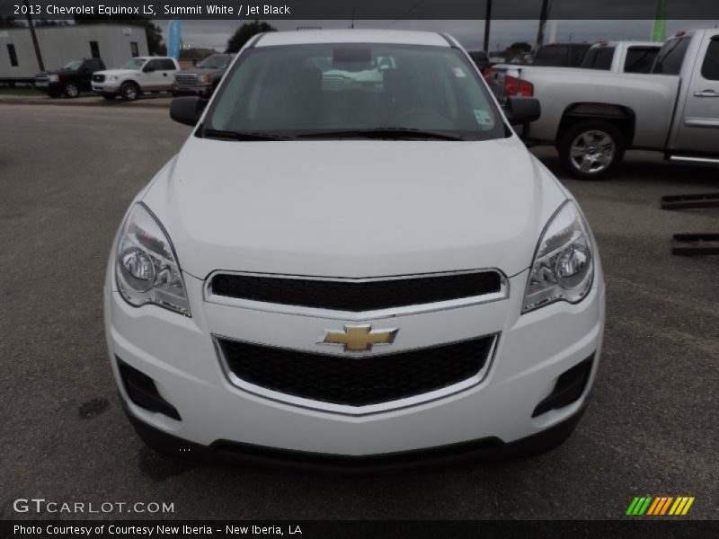 Summit White / Jet Black 2013 Chevrolet Equinox LS