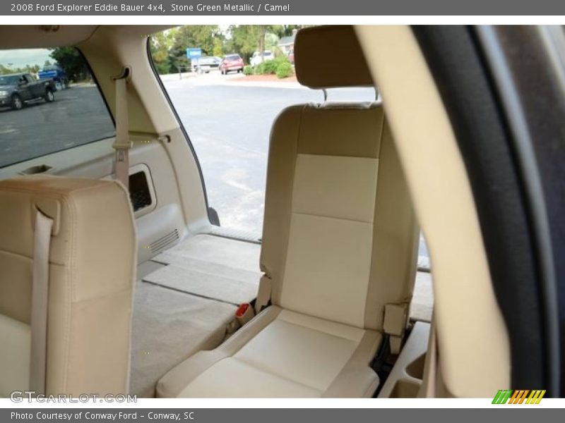 Stone Green Metallic / Camel 2008 Ford Explorer Eddie Bauer 4x4