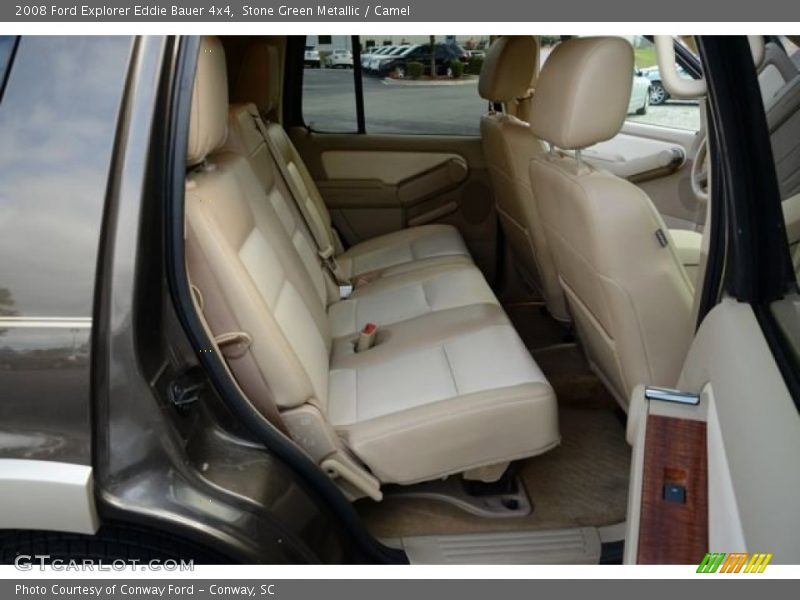 Stone Green Metallic / Camel 2008 Ford Explorer Eddie Bauer 4x4