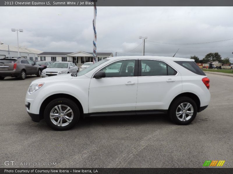 Summit White / Jet Black 2013 Chevrolet Equinox LS