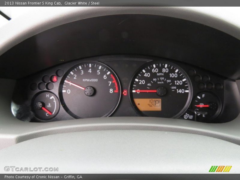 Glacier White / Steel 2013 Nissan Frontier S King Cab