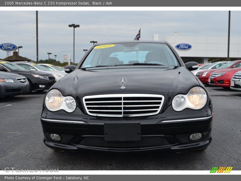 Black / Ash 2005 Mercedes-Benz C 230 Kompressor Sedan