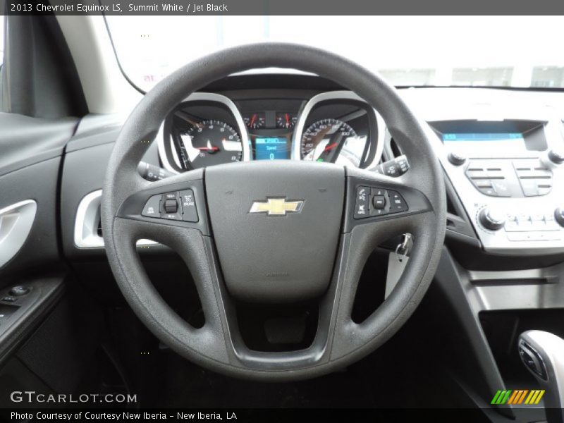 Summit White / Jet Black 2013 Chevrolet Equinox LS