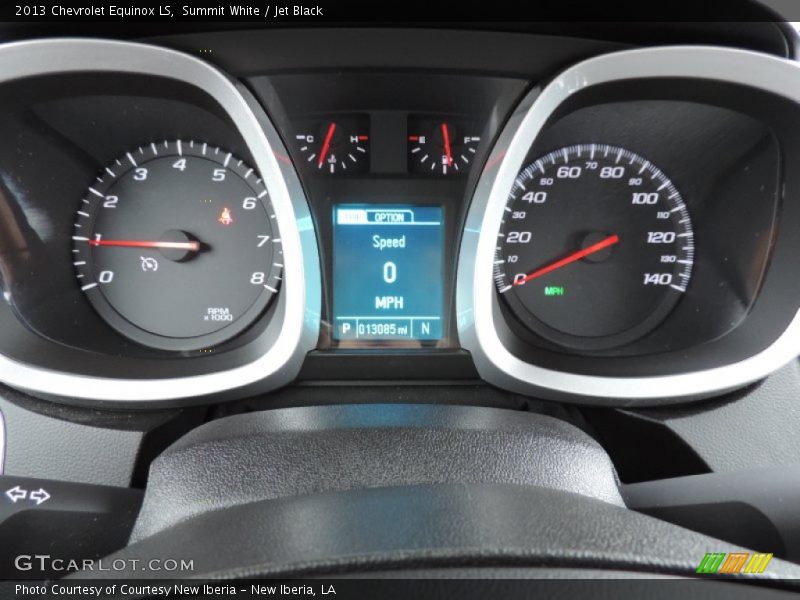 Summit White / Jet Black 2013 Chevrolet Equinox LS