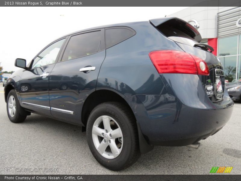 Graphite Blue / Black 2013 Nissan Rogue S