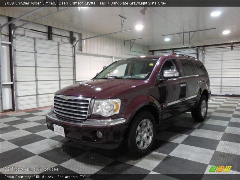 Deep Crimson Crystal Pearl / Dark Slate Gray/Light Slate Gray 2009 Chrysler Aspen Limited