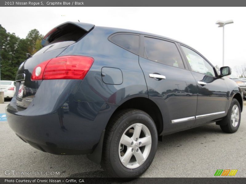Graphite Blue / Black 2013 Nissan Rogue S