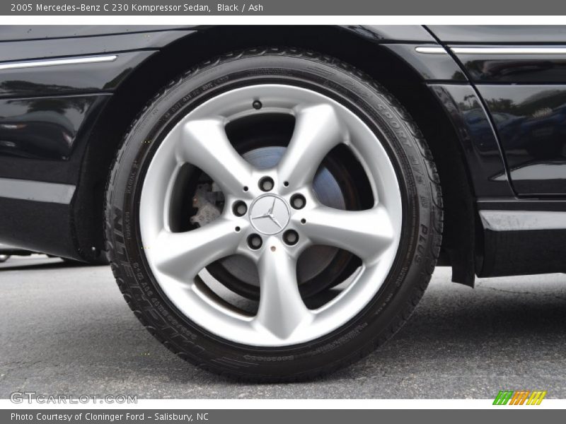 Black / Ash 2005 Mercedes-Benz C 230 Kompressor Sedan