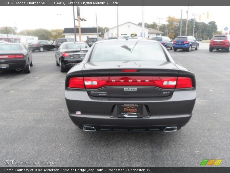 Granite Crystal Metallic / Black 2014 Dodge Charger SXT Plus AWD