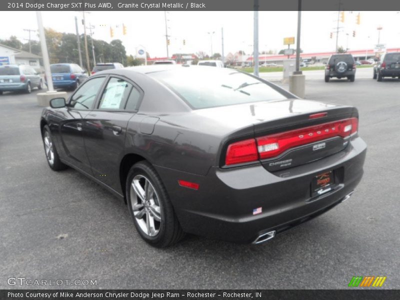 Granite Crystal Metallic / Black 2014 Dodge Charger SXT Plus AWD