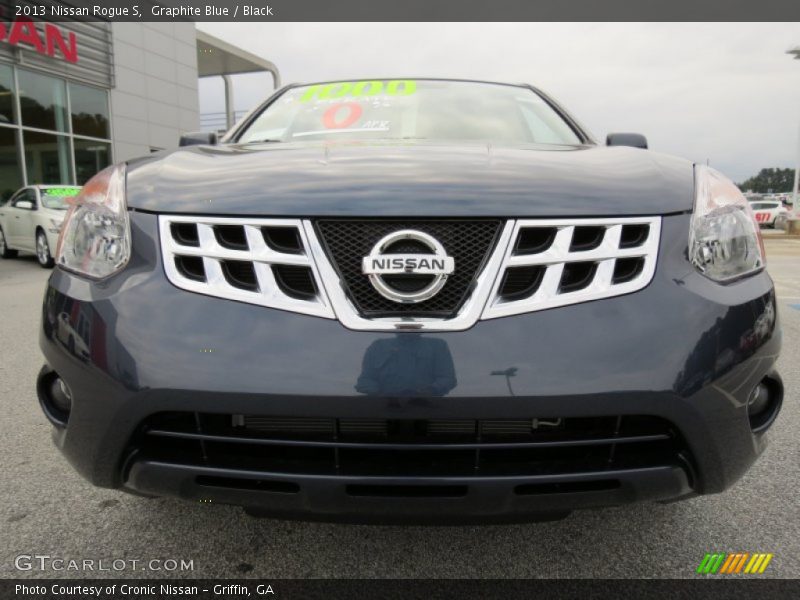 Graphite Blue / Black 2013 Nissan Rogue S