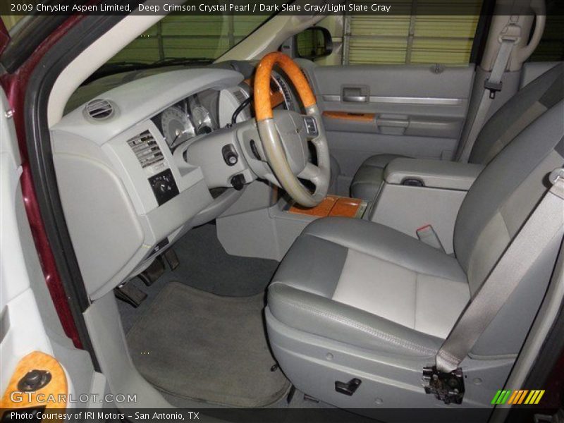Deep Crimson Crystal Pearl / Dark Slate Gray/Light Slate Gray 2009 Chrysler Aspen Limited