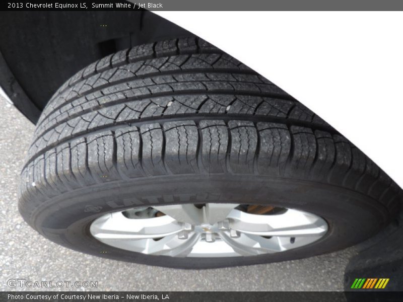 Summit White / Jet Black 2013 Chevrolet Equinox LS