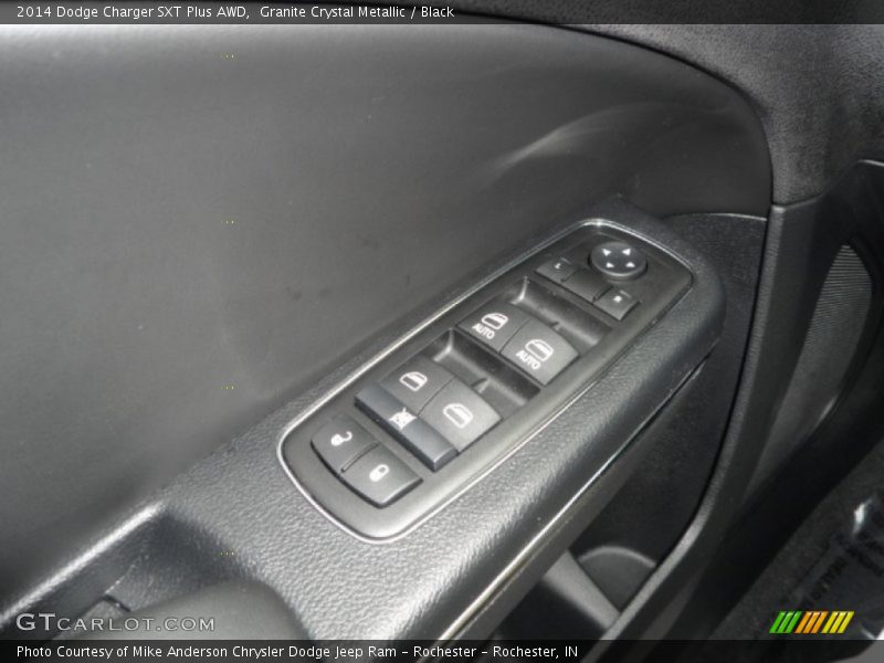 Granite Crystal Metallic / Black 2014 Dodge Charger SXT Plus AWD