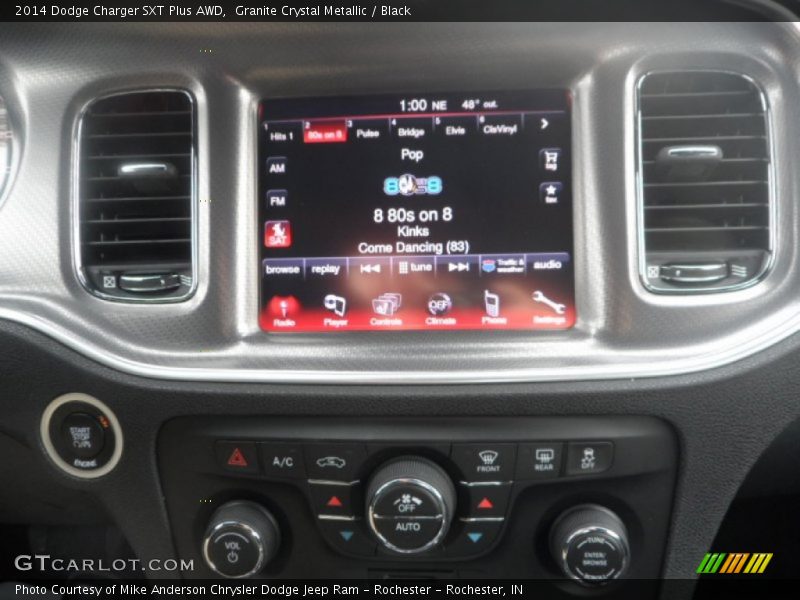 Granite Crystal Metallic / Black 2014 Dodge Charger SXT Plus AWD