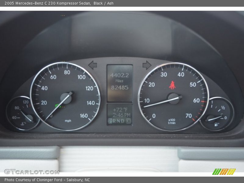 Black / Ash 2005 Mercedes-Benz C 230 Kompressor Sedan