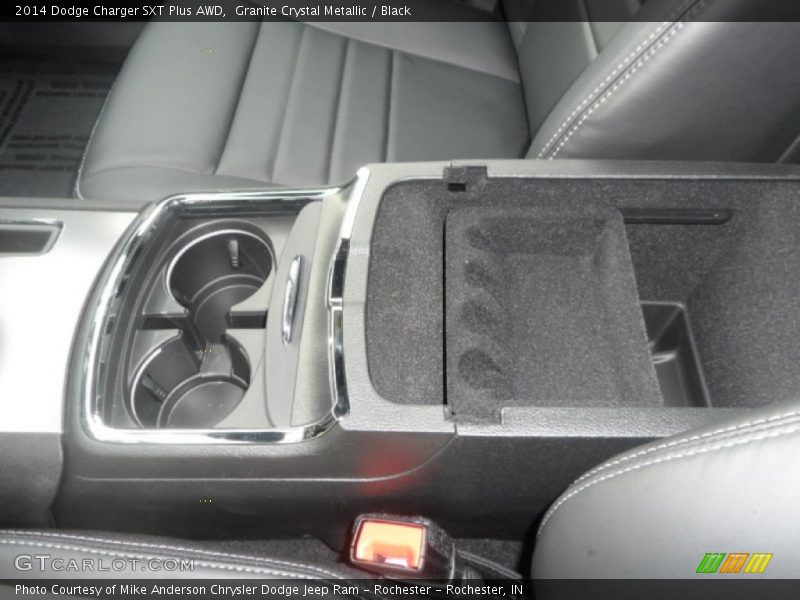 Granite Crystal Metallic / Black 2014 Dodge Charger SXT Plus AWD