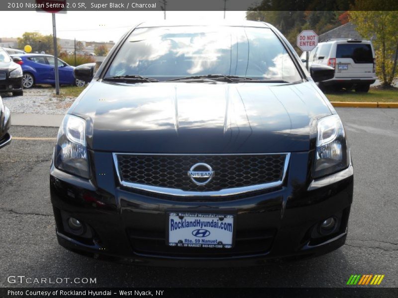Super Black / Charcoal 2010 Nissan Sentra 2.0 SR