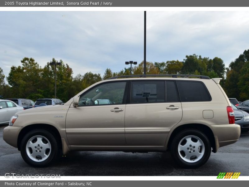 Sonora Gold Pearl / Ivory 2005 Toyota Highlander Limited