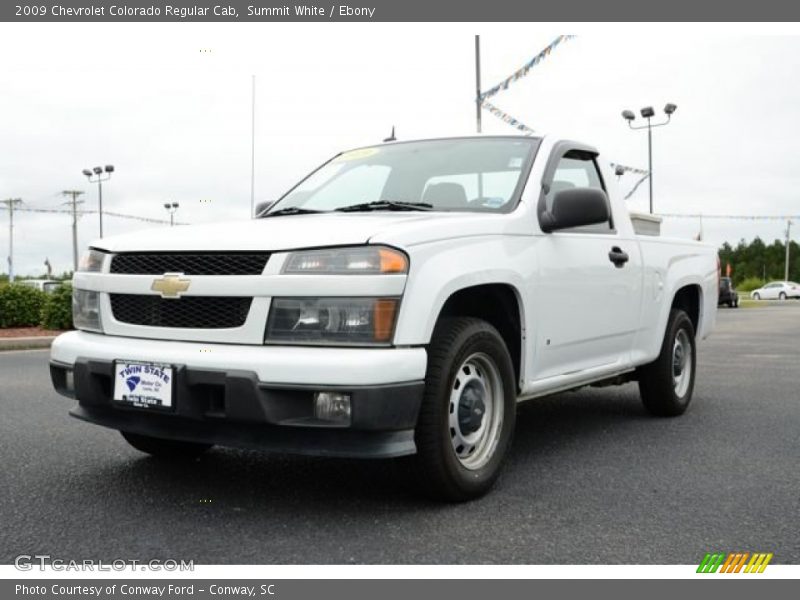Summit White / Ebony 2009 Chevrolet Colorado Regular Cab