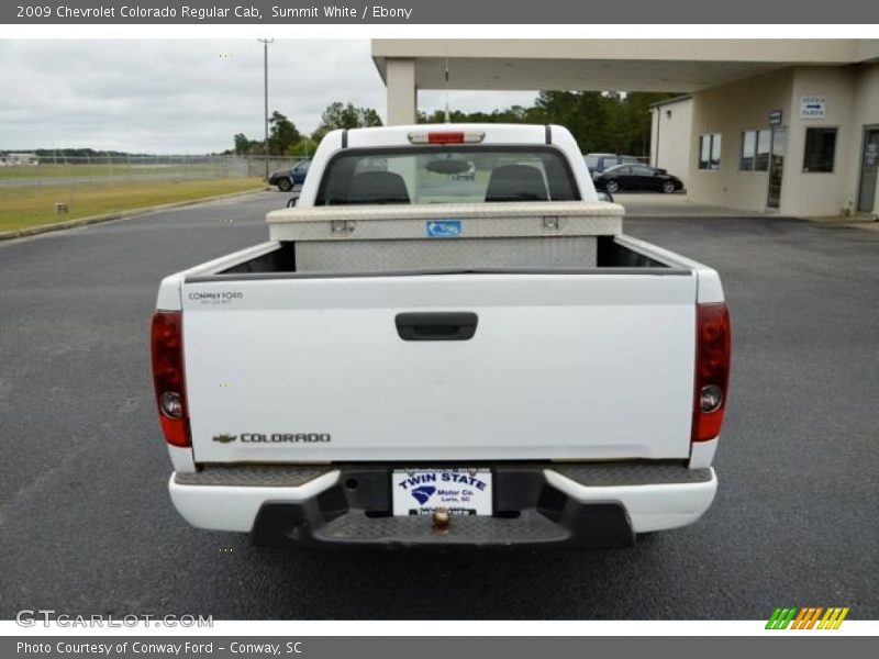 Summit White / Ebony 2009 Chevrolet Colorado Regular Cab