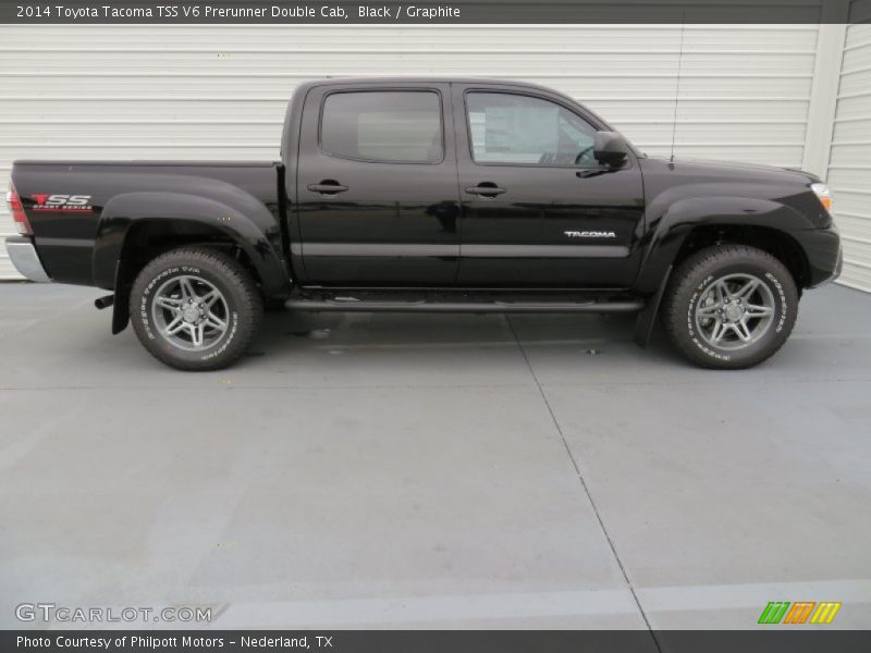 Black / Graphite 2014 Toyota Tacoma TSS V6 Prerunner Double Cab