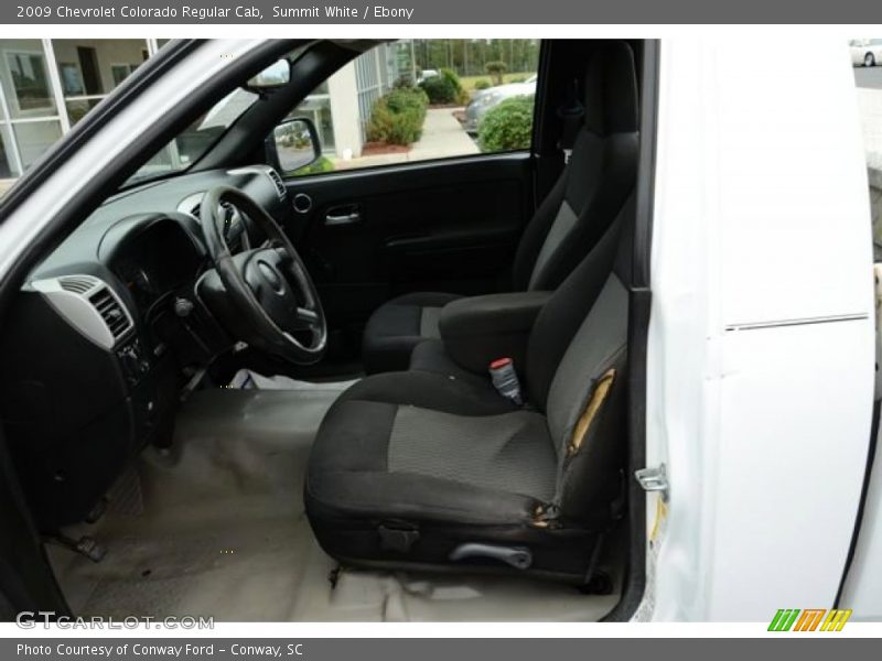Summit White / Ebony 2009 Chevrolet Colorado Regular Cab