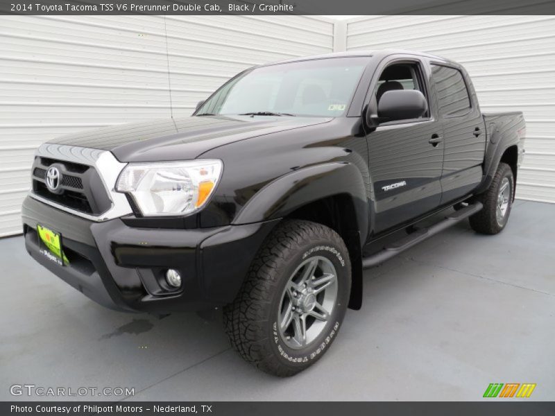 Black / Graphite 2014 Toyota Tacoma TSS V6 Prerunner Double Cab