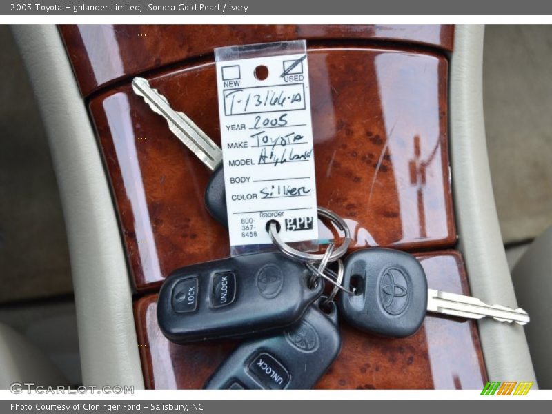 Sonora Gold Pearl / Ivory 2005 Toyota Highlander Limited