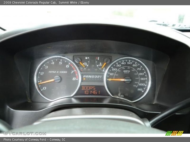 Summit White / Ebony 2009 Chevrolet Colorado Regular Cab