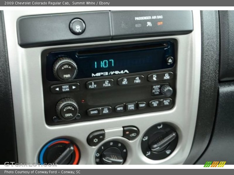 Summit White / Ebony 2009 Chevrolet Colorado Regular Cab