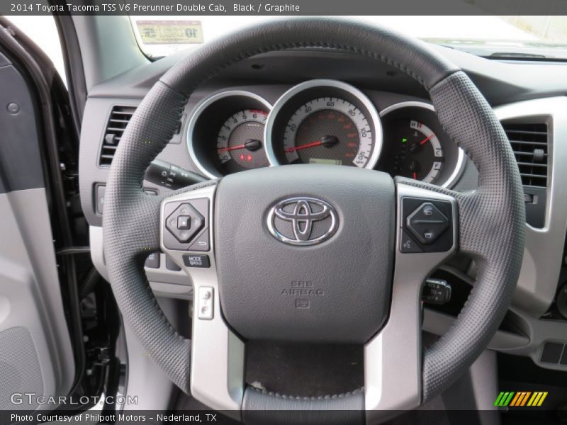 Black / Graphite 2014 Toyota Tacoma TSS V6 Prerunner Double Cab