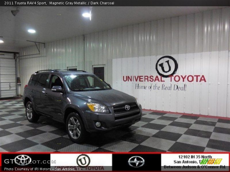 Magnetic Gray Metallic / Dark Charcoal 2011 Toyota RAV4 Sport