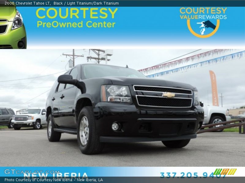 Black / Light Titanium/Dark Titanium 2008 Chevrolet Tahoe LT