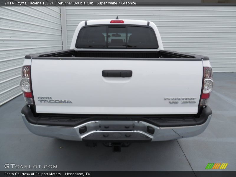 Super White / Graphite 2014 Toyota Tacoma TSS V6 Prerunner Double Cab