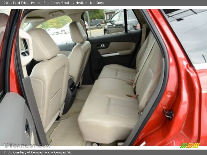 Red Candy Metallic / Medium Light Stone 2011 Ford Edge Limited