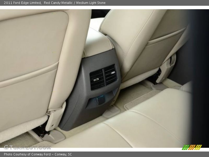 Red Candy Metallic / Medium Light Stone 2011 Ford Edge Limited