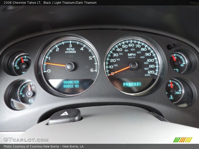 Black / Light Titanium/Dark Titanium 2008 Chevrolet Tahoe LT