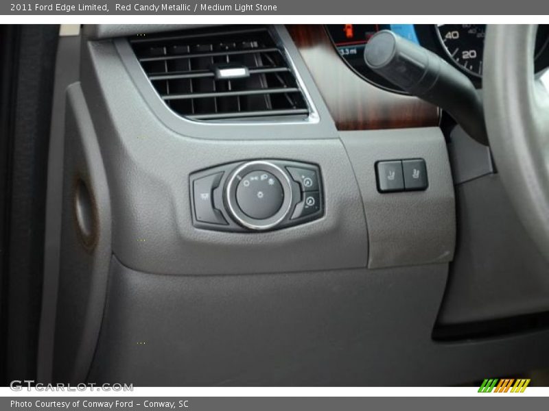 Red Candy Metallic / Medium Light Stone 2011 Ford Edge Limited