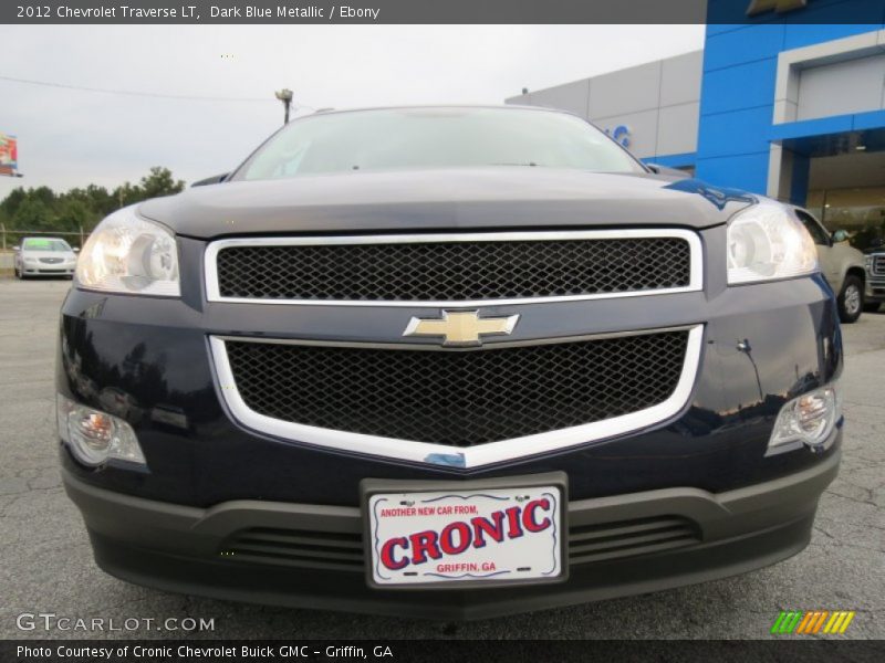 Dark Blue Metallic / Ebony 2012 Chevrolet Traverse LT