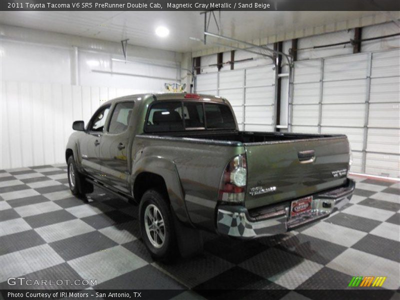 Magnetic Gray Metallic / Sand Beige 2011 Toyota Tacoma V6 SR5 PreRunner Double Cab